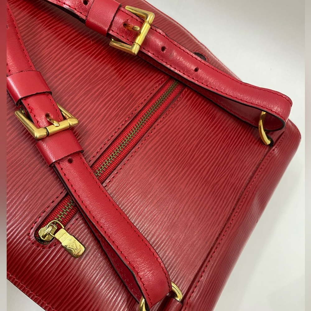 Louis Vuitton Red Epi Leather Mabillon Backpack - Picture 8 of 15